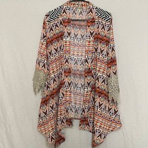 Gimmicks by BKE Light Weight Cover Up / Cardigan Size Small